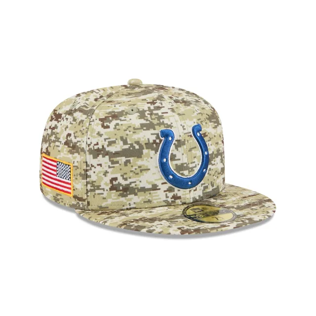 Indianapolis Colts 2025 Salut au service Fan Gear 59FIFTY Chapeau ajusté