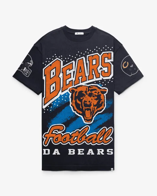 Chicago Bears ROBE T-SHIRT HISTORIQUE GEMSTONE SWASH '47 FEMME