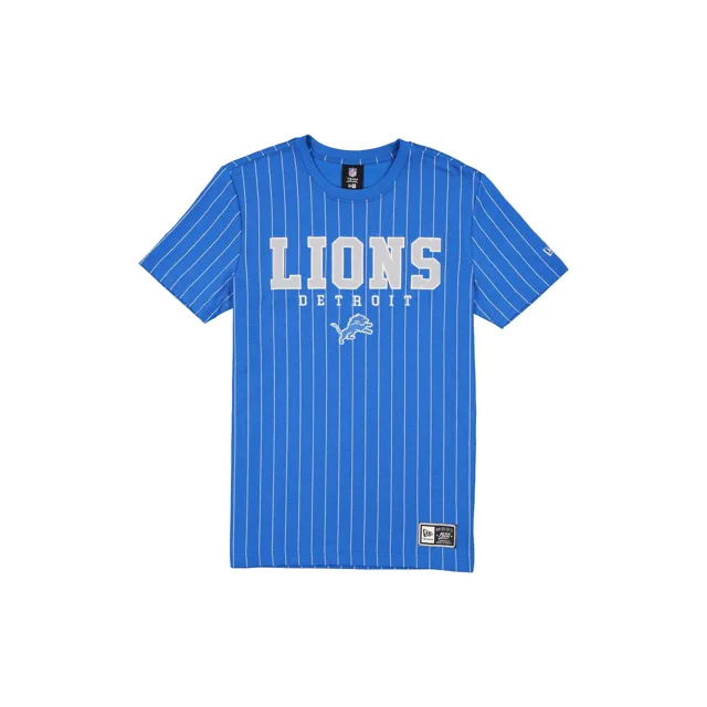 Detroit Lions T-shirt universitaire à fines rayures