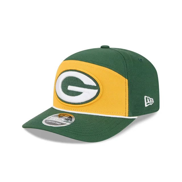 Green Bay Packers Chapeau extensible à panneau divisé 9SEVENTY