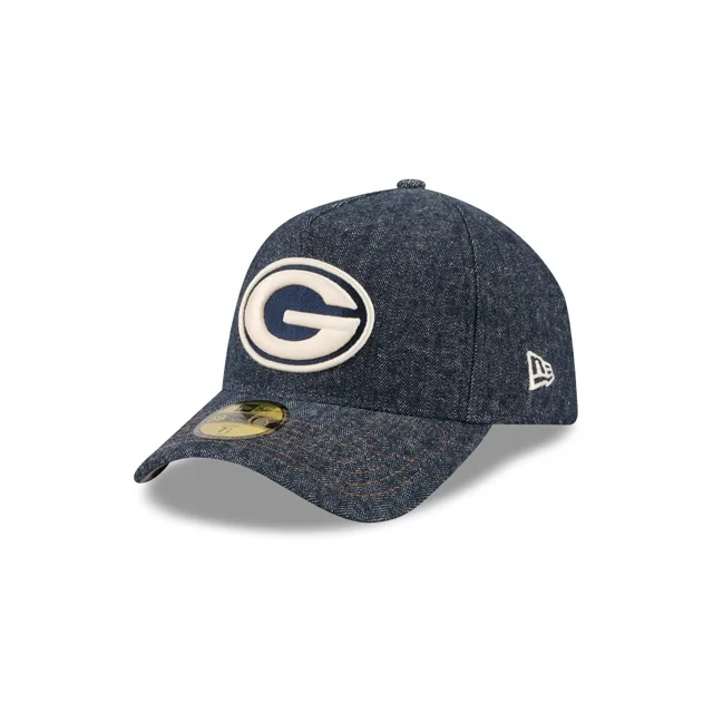 Green Bay Packers Denim 59FORTY A-Frame Chapeau ajusté