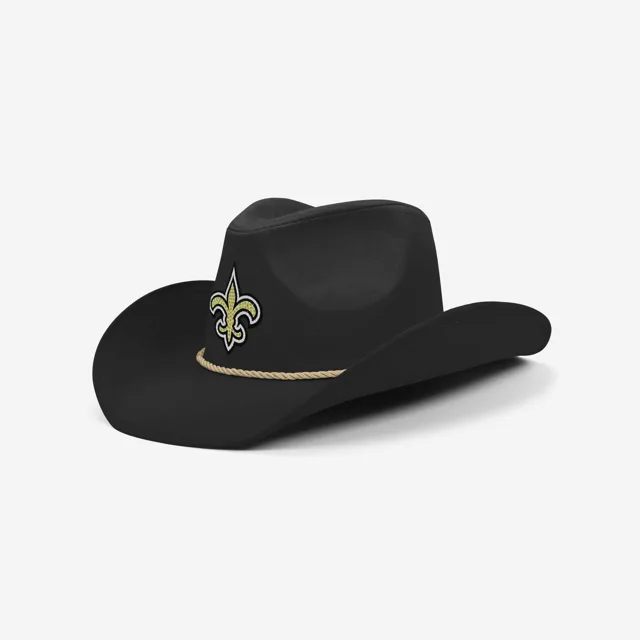 New Orleans Saints Chapeau de cowboy avec logo en strass noir