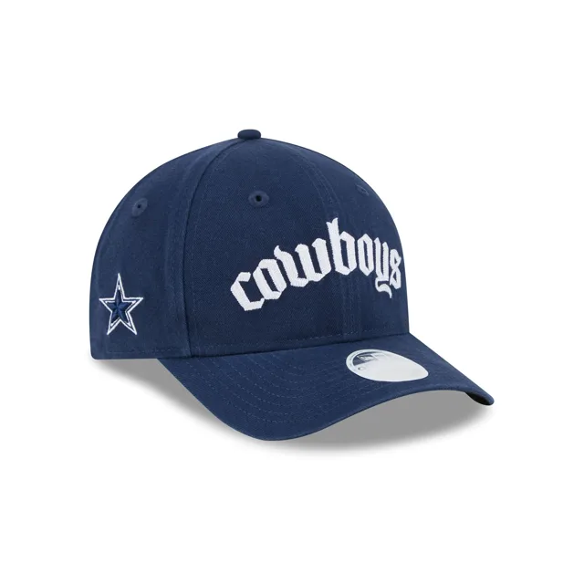 Dallas Cowboys Gothic Font Casquette Snapback 9FORTY M-Crown pour femmes