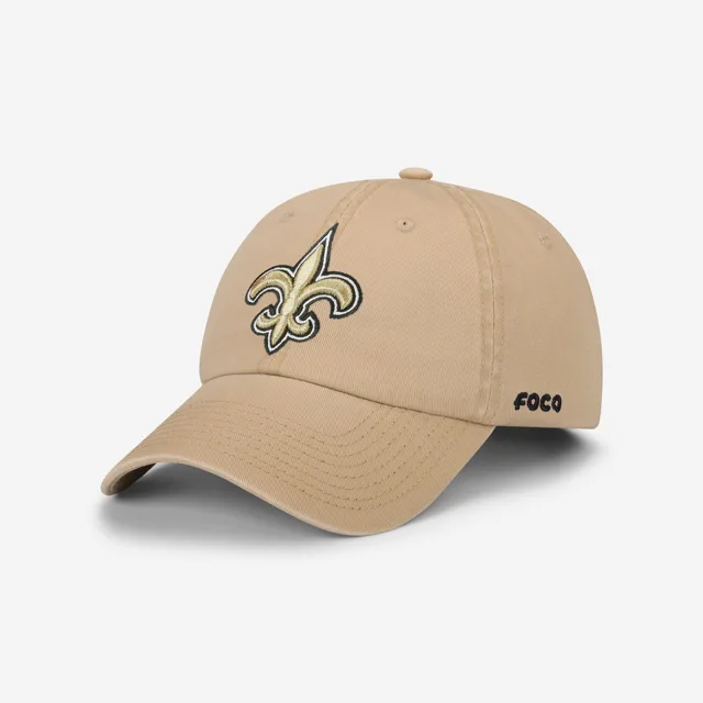 New Orleans Saints Casquette décontractée kaki avec logo principal