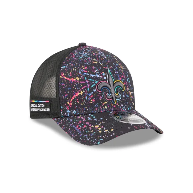 New Orleans Saints 2025 Casquette de camionneur Crucial Catch 9FORTY M-Crown A-Frame