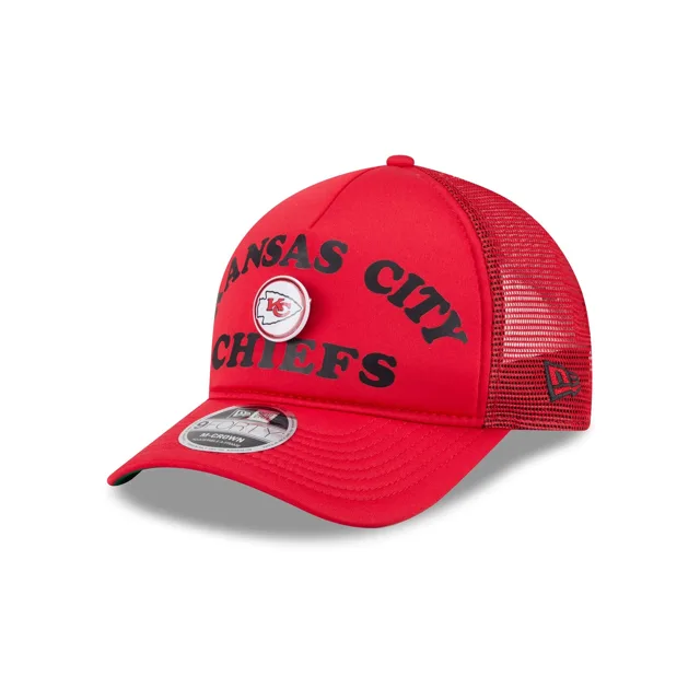 Kansas City Chiefs Bouton 9FORTY Casquette de camionneur A-Frame M-Crown