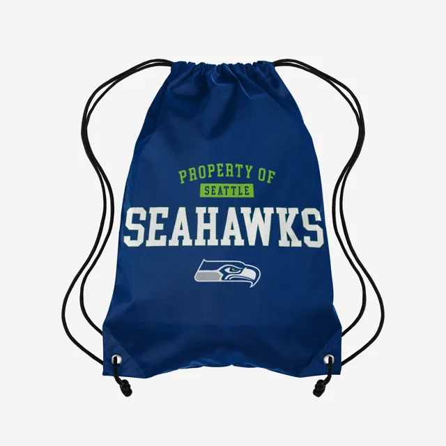 Propriété Seattle Seahawks du sac à dos à cordon