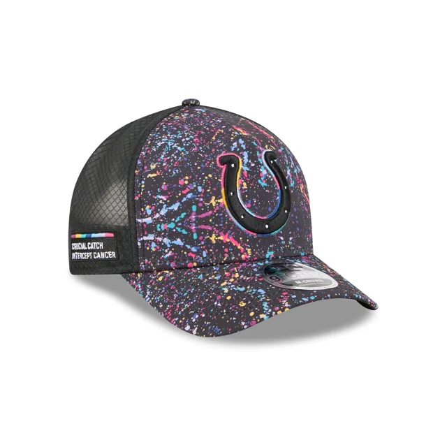 Indianapolis Colts 2025 Casquette de camionneur Crucial Catch 9FORTY M-Crown A-Frame