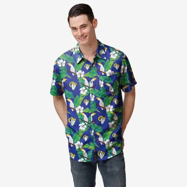 Los Angeles Rams Chemise boutonnée à fleurs