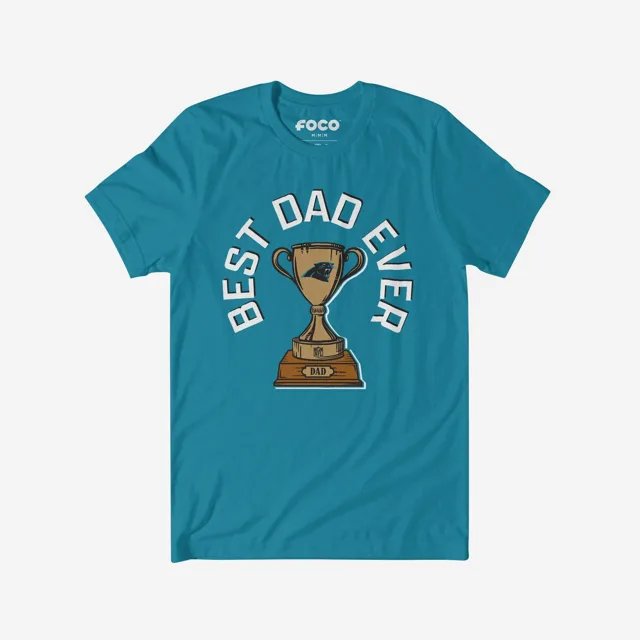 Carolina Panthers T-shirt Trophée du meilleur papa de tous les temps