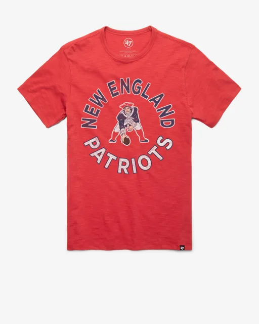 New England Patriots T-shirt SCRUM ARRONDI HISTORIQUE '47