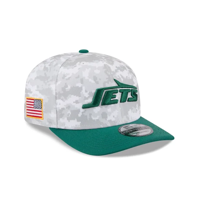 New York Jets 2025 Salut au service Fan Gear 9SEVENTY Chapeau extensible à bouton-pression