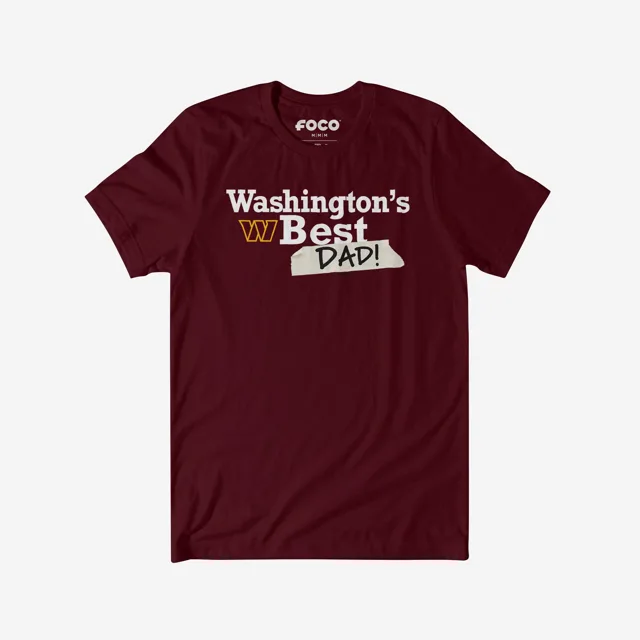 Washington Commanders T-shirt le meilleur papa du monde