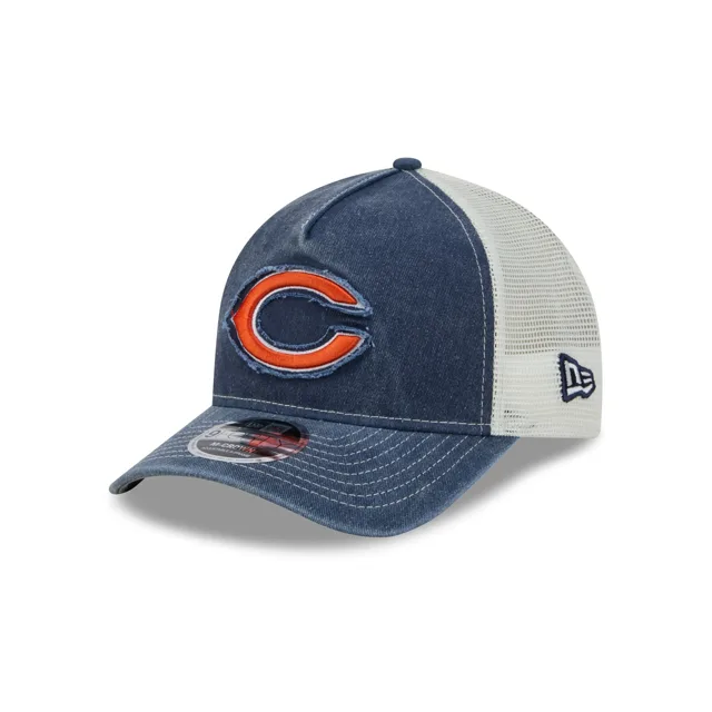Chicago Bears Casquette de camionneur à cadre en A avec logo effiloché 9FORTY M-Crown
