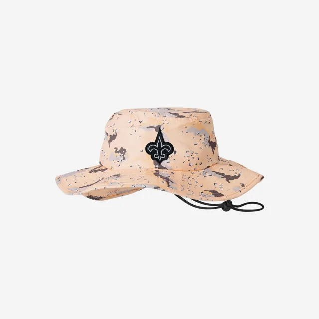 Chapeau Boonie camouflage désert clair New Orleans Saints