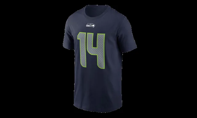 NFL Metcalf College Seattle Seahawks Player N&N T-Shirt "Marine" N199 41S 78F MXO