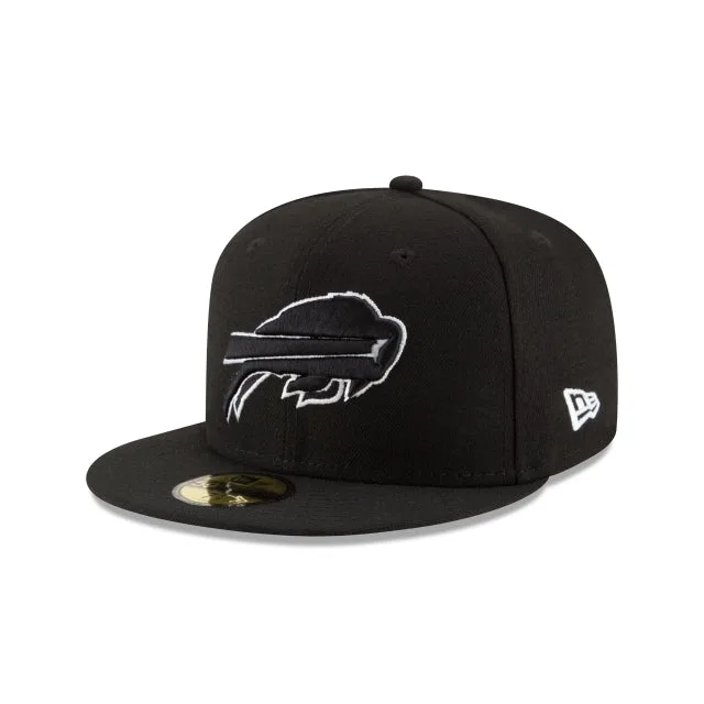 Buffalo Bills Chapeau ajusté 59FIFTY noir et blanc