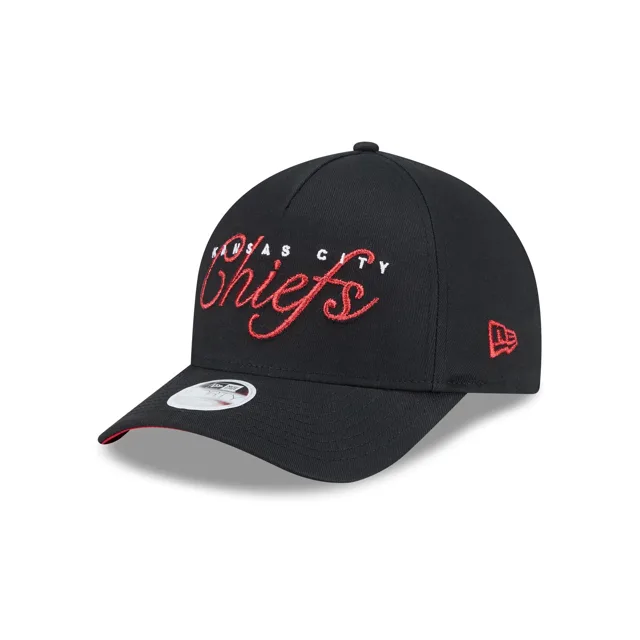 Kansas City Chiefs Casquette snapback 9FORTY M-Crown A-Frame métallisée pour femmes