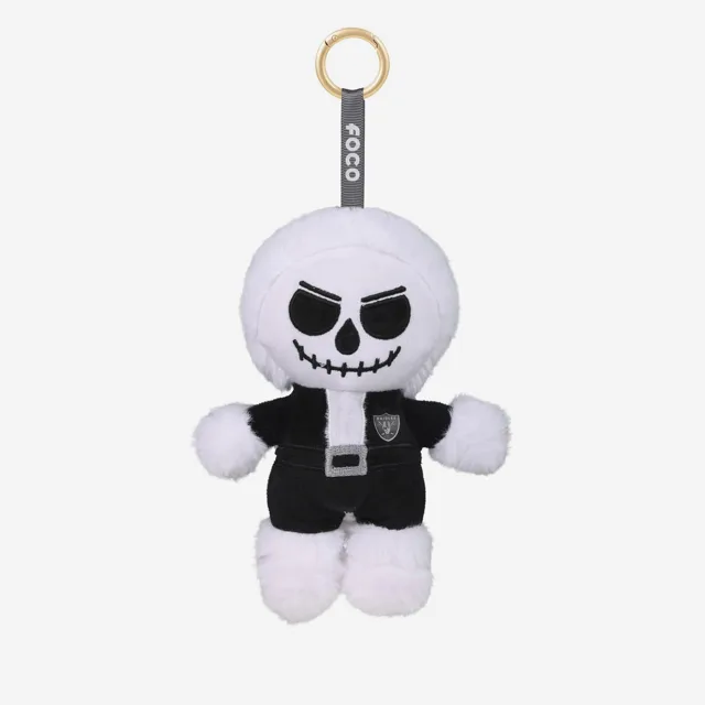 Las Vegas Raiders Porte-clés en peluche mascotte Père Noël avec breloque pour sac