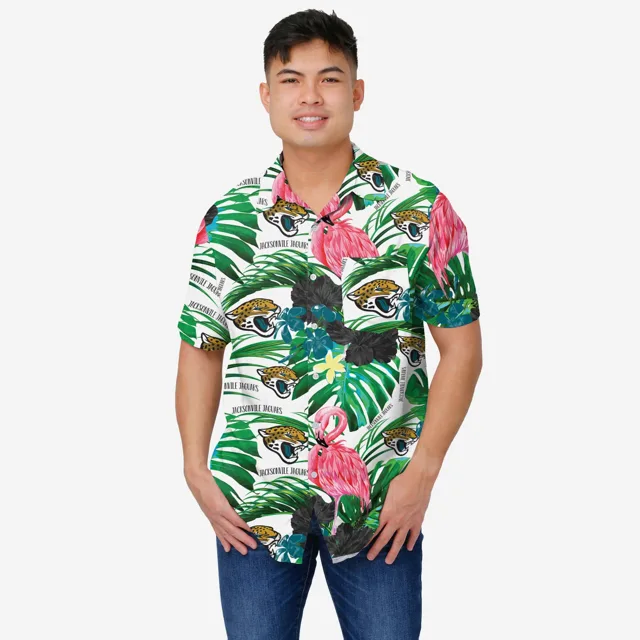 Jacksonville Jaguars Chemise boutonnée flamant rose
