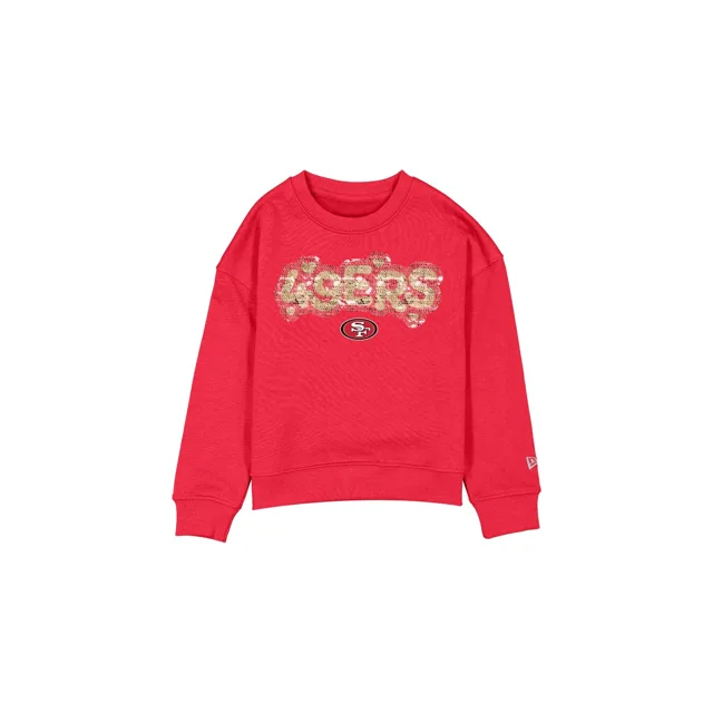 San Francisco 49ers Col rond à paillettes pour filles