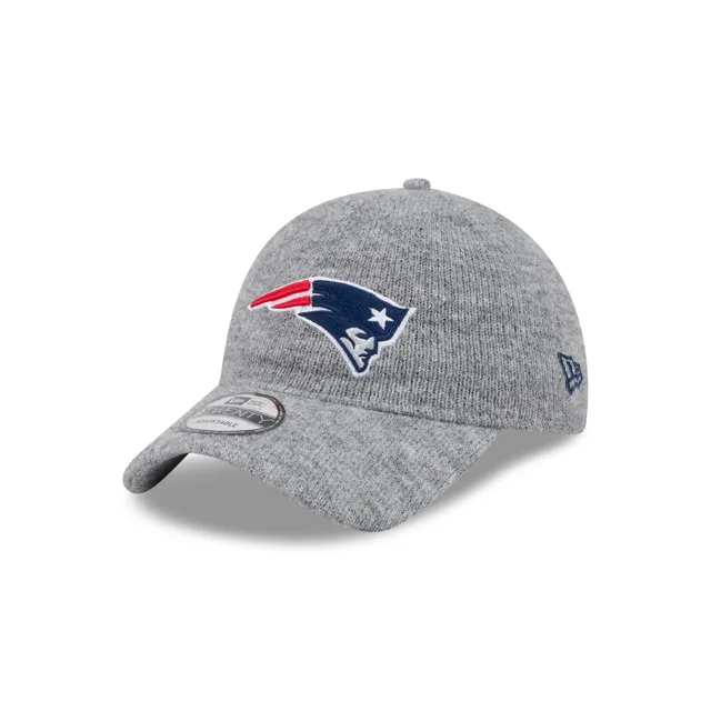 New England Patriots Chapeau réglable en laine grise 9TWENTY