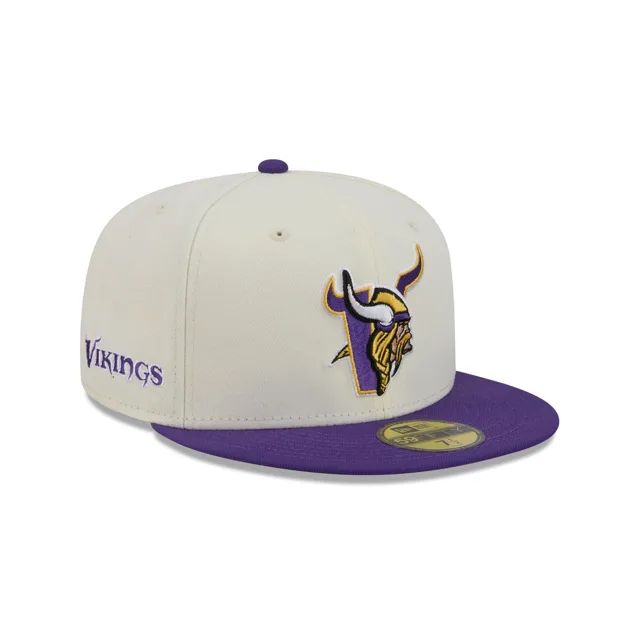 Minnesota Vikings Deceptor Chrome Blanc 59FIFTY Casquette ajustée