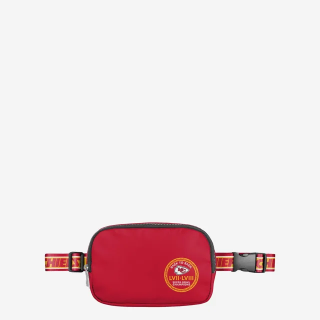 Kansas City Chiefs Super Bowl LVIII Champions Grand sac ceinture avec mot-symbole de l'équipe