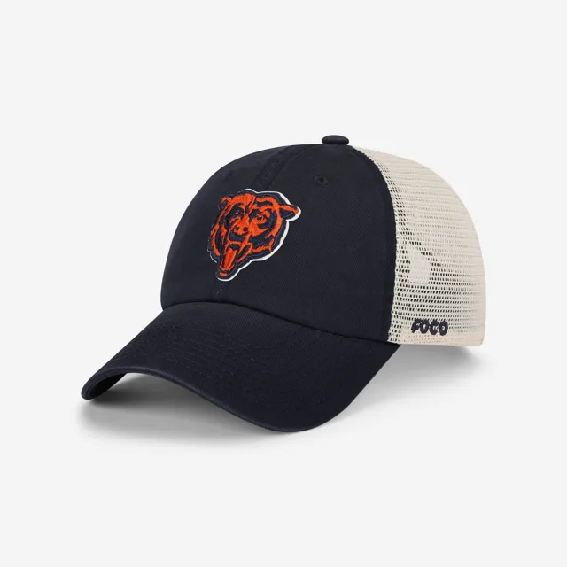 Chicago Bears Casquette de camionneur décontractée avec logo principal
