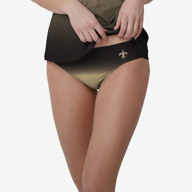 New Orleans Saints Bas de bikini dégradé Gametime pour femme
