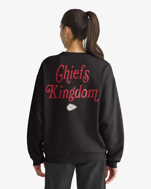 Kansas City Chiefs SHOUT IT OUT '47 OVERSIZED CREW FEMME