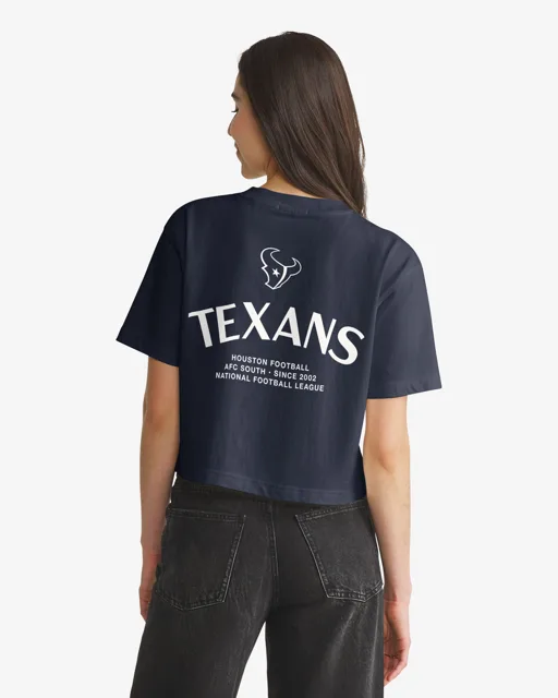 Houston Texans HADRIAN '47 FOUNDATION CROP TEE FEMME
