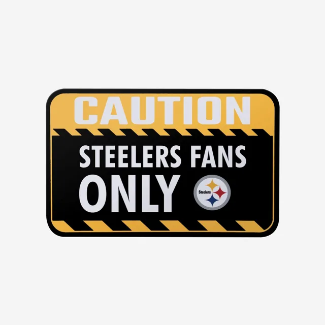 Panneau d'avertissement Pittsburgh Steelers