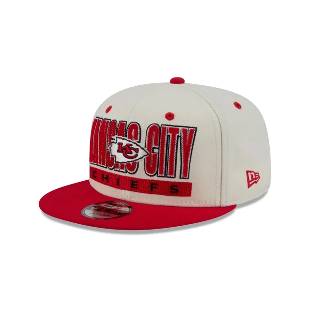 Kansas City Chiefs Casquette Snapback Classic Stacked Chrome 9FIFTY
