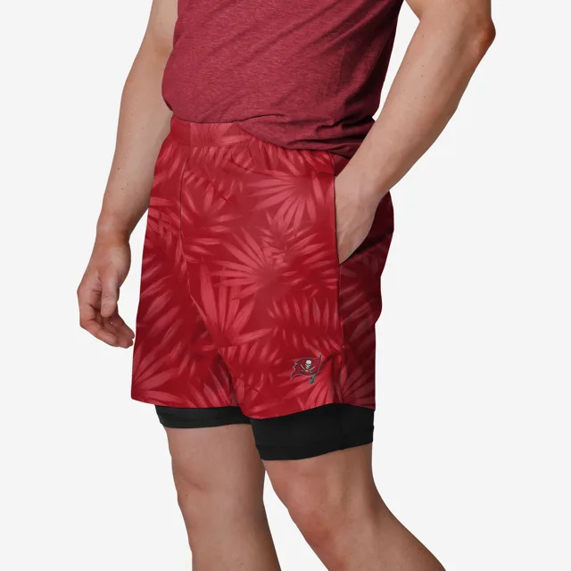 Tampa Bay Buccaneers Short doublé noir fleuri