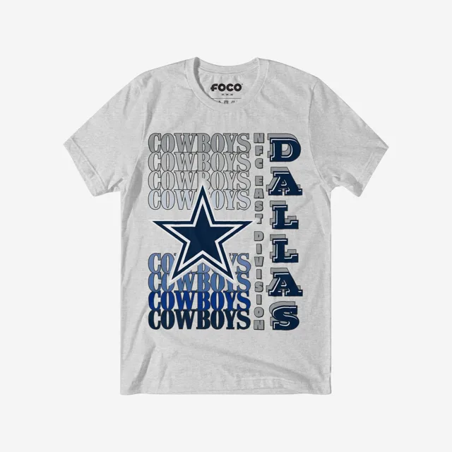Dallas Cowboys T-shirt avec mot-symbole dégradé