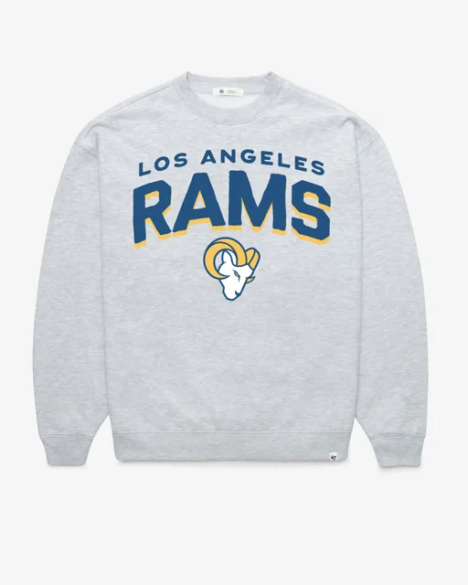 Los Angeles Rams CAMPUS ARCH CLOUD '47 ÉQUIPAGE SURDIMENSIONNÉ POUR FEMMES