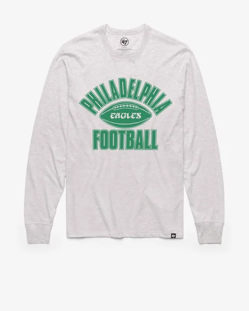 Philadelphia Eagles HISTORIQUE ÉMIS '47 FRANKLIN T-SHIRT À MANCHES LONGUES