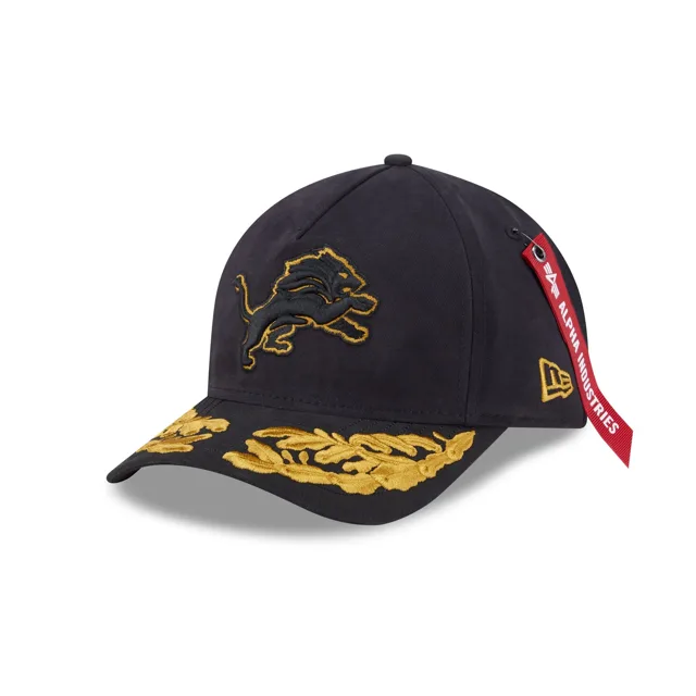 Alpha Industries x Detroit Lions Casquette Snapback noire 9FORTY M-Crown A-Frame