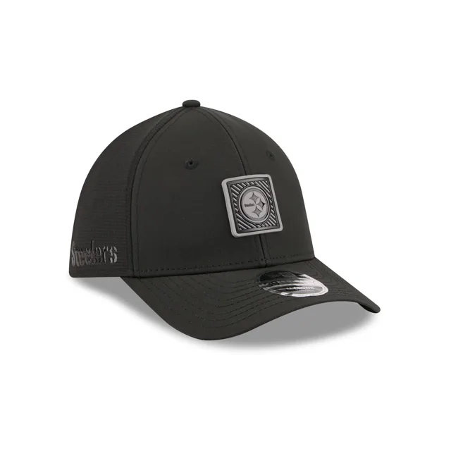 Pittsburgh Steelers 2026 Training Casquette noire 39THIRTY M-Crown Stretch-Fit