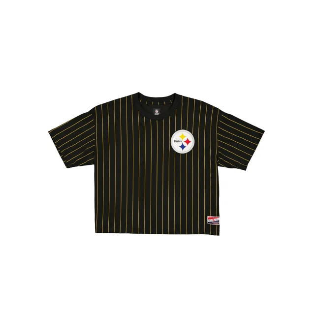 Pittsburgh Steelers Throwback T-shirt court à fines rayures pour femmes