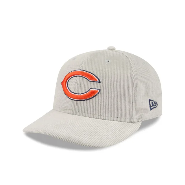 Chicago Bears Chapeau ajusté 59FIFTY en velours côtelé gris clair