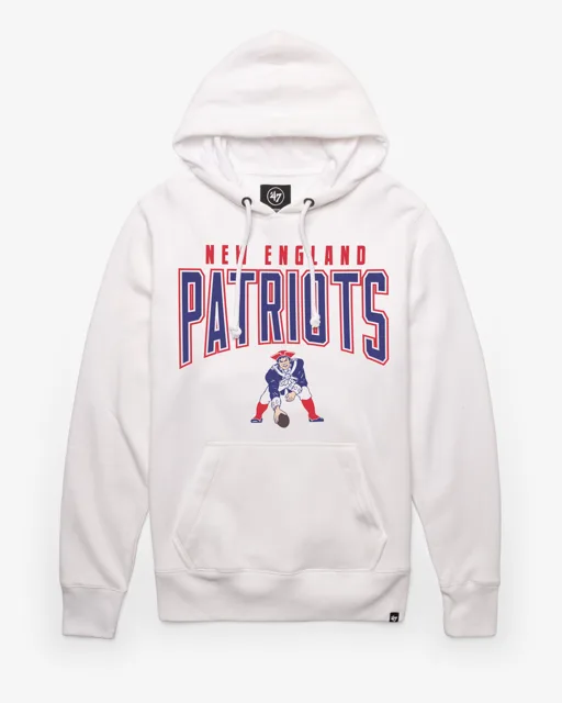 New England Patriots ÉLÉMENTS HISTORIQUES DE L'ÉQUIPE '47 ARCH HEADLINE HOOD