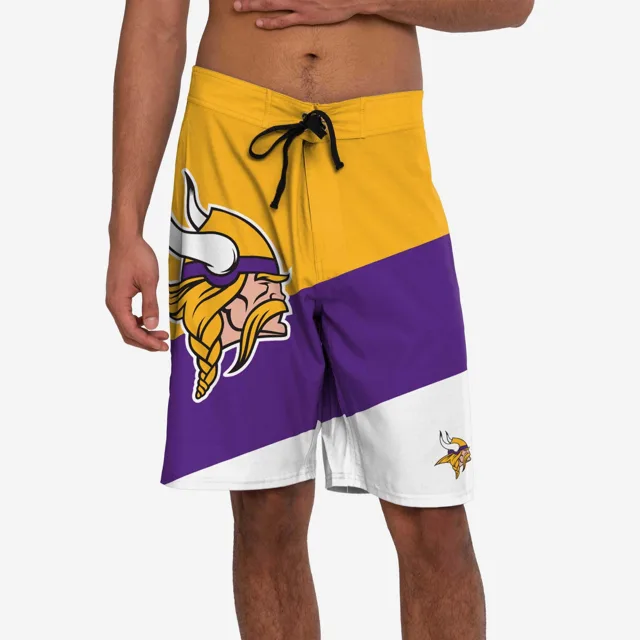 Minnesota Vikings Boardshort de plongée couleur