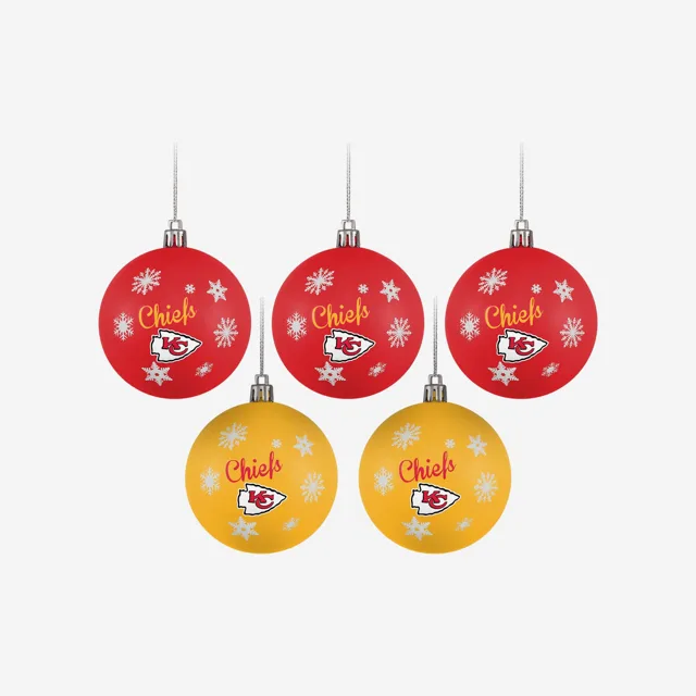 Kansas City Chiefs Lot de 5 boules incassables