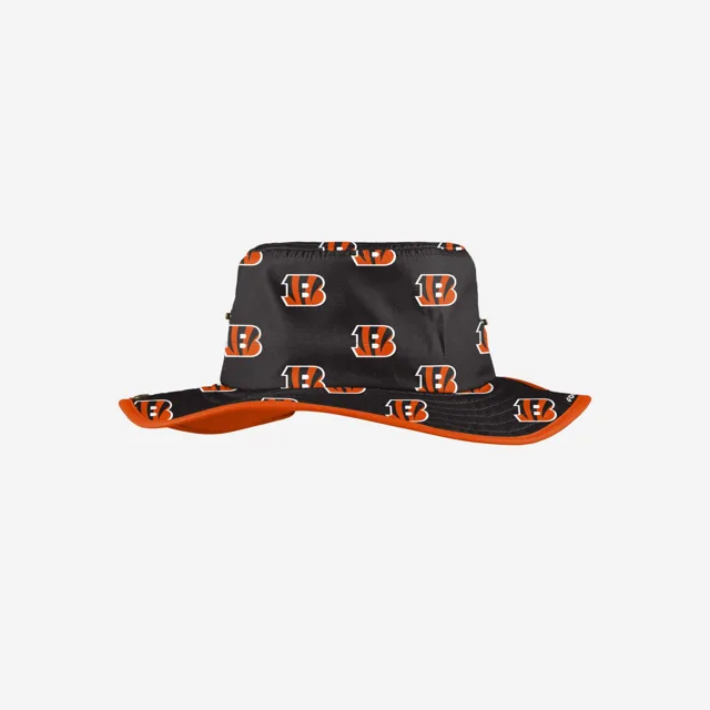 Cincinnati Bengals Chapeau Boonie hybride mini imprimé pour femme