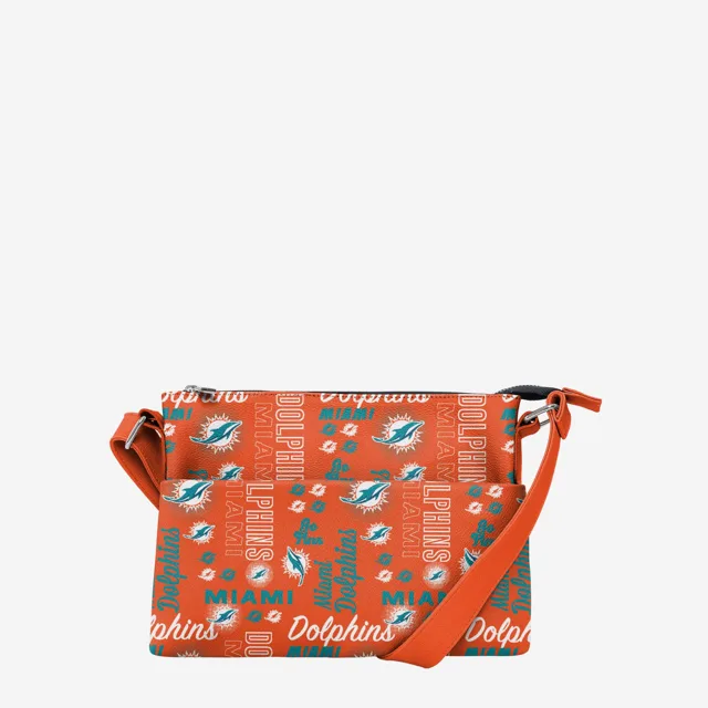 Miami Dolphins Sac fourre-tout pliable de la collection imprimée de style spirituel