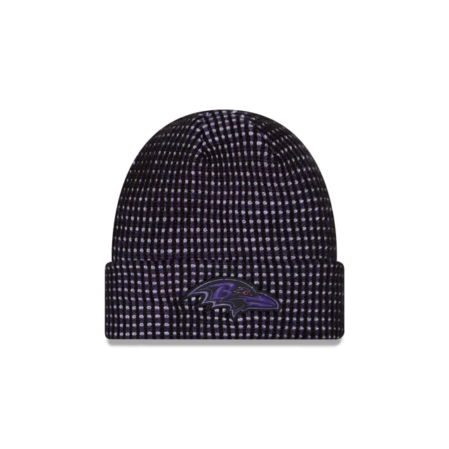 Baltimore Ravens 2026 Bonnet tricoté à revers pour temps froid
