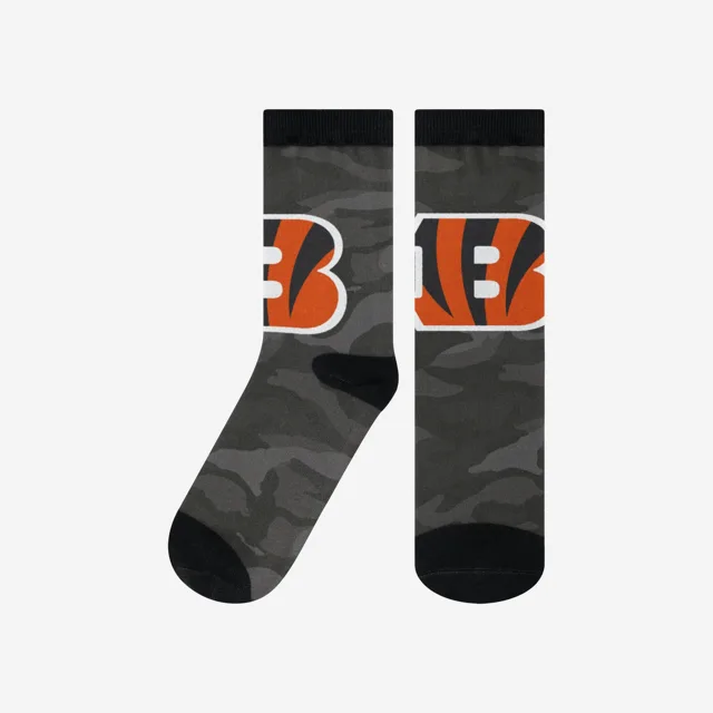 Chaussettes camouflage imprimées Cincinnati Bengals