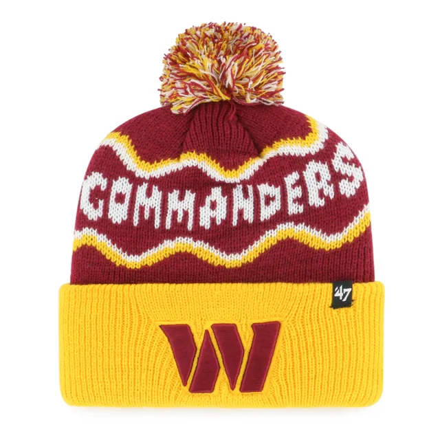 Washington Commanders SQUIGGLE SCRIPT '47 MANCHETTE ENFANT TRICOT